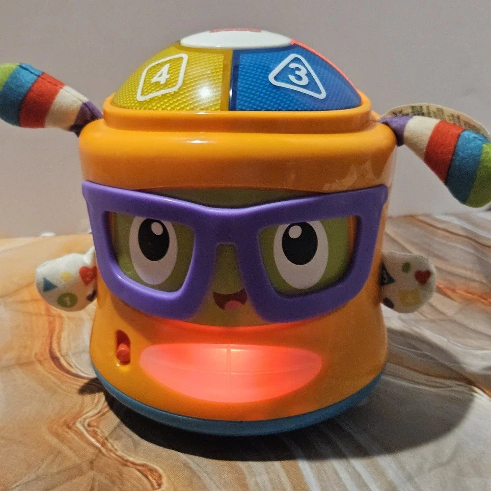 Fisher Price Franky Beats Bat & Boogie Numbers Shapes Lights Tested Working